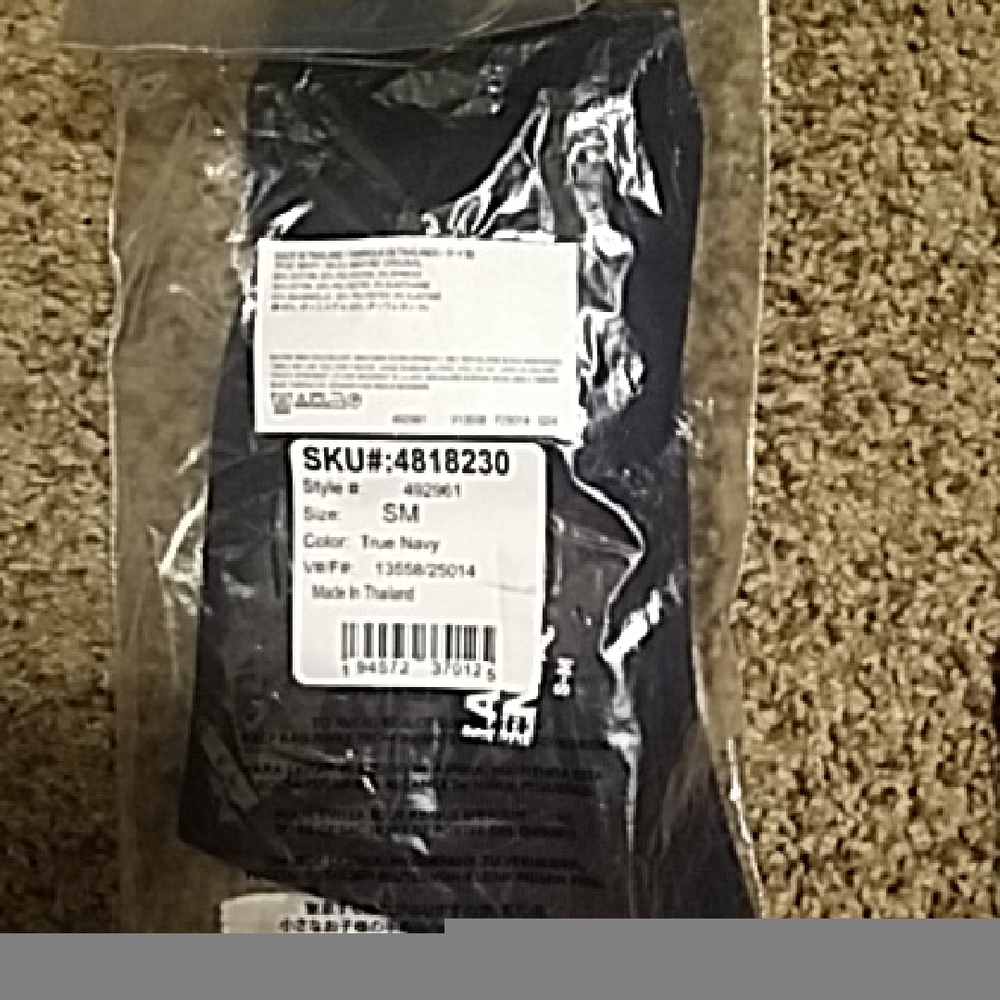 NWT Lands End Navy Trouser Socks Set Of 3 Size Small